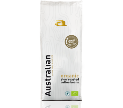 Coffee beans medium 1.000 gram RFA organic