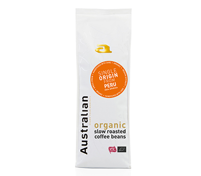 Coffee beans Peru 750 gram UTZ organic
