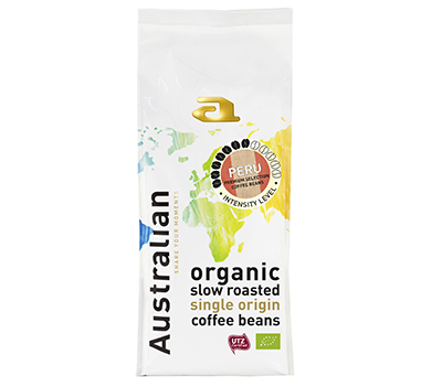 Coffee beans single origin UTZ organic 