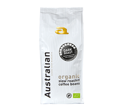 Coffee beans dark roast 500 gram RFA organic